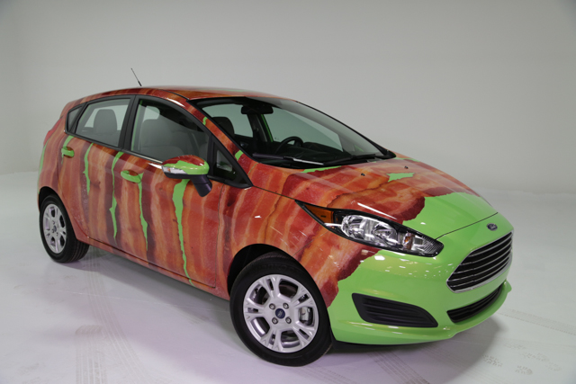 Ford wraps a Fiesta…in bacon