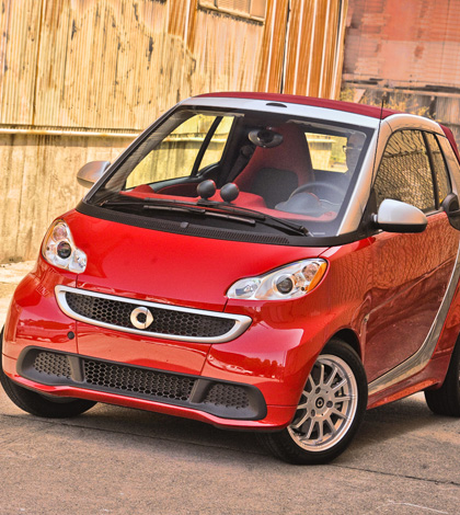 The smart fortwo electric drive is not a golf cart