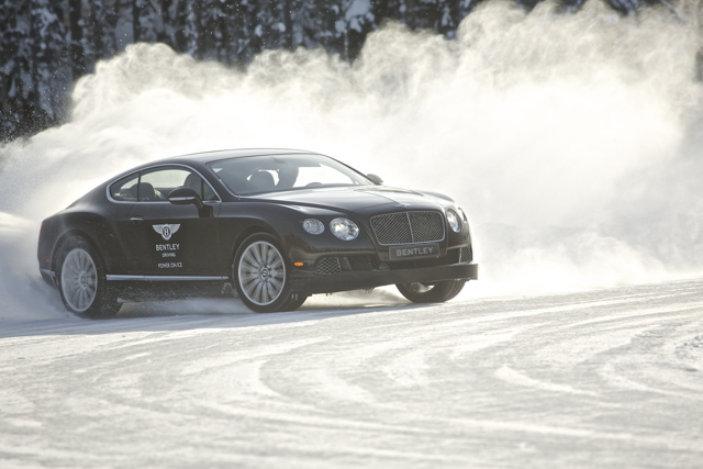 Bentley ice driving experience